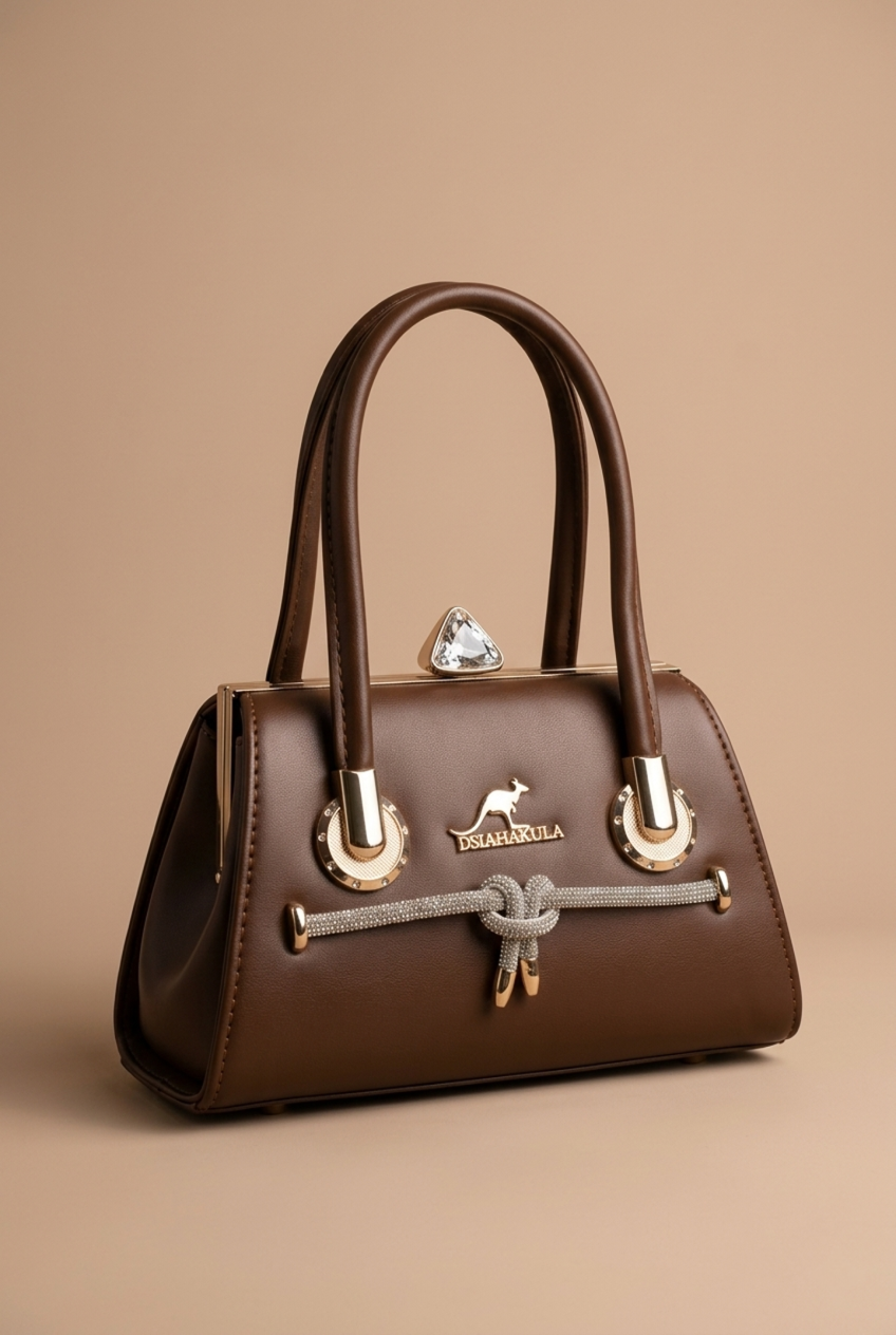 Mocha Royale Mini Top Handle Bag